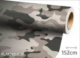 Camouflage gr/beige (wrap) folie 152CM