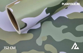 Camouflage winter wrapfolie 152CM
