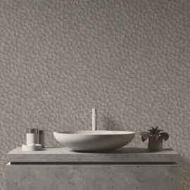 D-C-Wall® Ceramics Stone Bato Grey 67,5CM X 4M