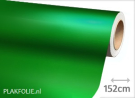 Mat chroom groen wrapfolie 152CM