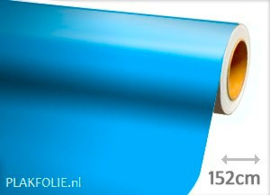 Glans li. blauw wrapfolie 152CM BREED