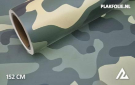 Camouflage oerwoud wrapfolie 152CM