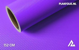 Carbon paars 3D wrapfolie 152CM