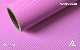 Carbon roze 3D wrapfolie 152CM