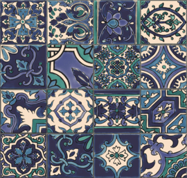 D-C-Wall® Ceramics Simenta Blau 67,5CM X 4M