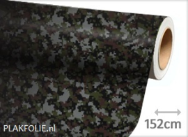 Camouflage digitaal (wrap) folie 152CM