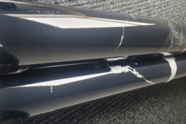 Marmer zwart glans wrapfolie 152CM