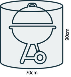 Beschermhoes CLASSIC voor o.a. een BBQ. Afm: 70x90 cm