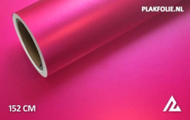 Mat chroom fuchsia roze wrapfolie 152CM