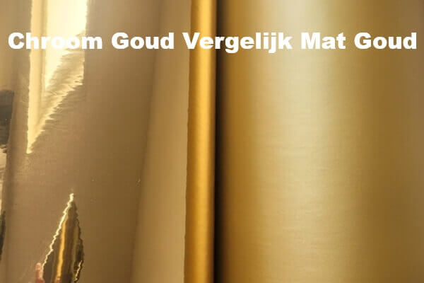Goud glans wrapfolie 152CM