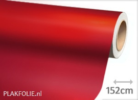 Mat chroom rood (wrap) folie 152CM