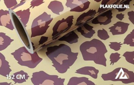 Panter print wrapfolie 152CM