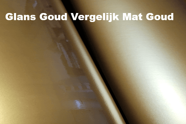 Goud glans wrapfolie 152CM