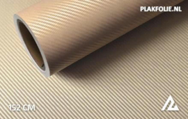 Carbon goud 3D wrapfolie 152CM