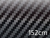 Carbon zwart 5D (wrap) folie 152CM