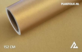 Brushed alu gold wrapfolie 152CM