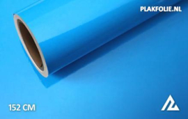 Glans li. blauw wrapfolie 152CM BREED