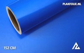 Glans blauw wrapfolie 152CM BREED