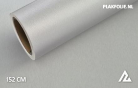 Brushed alu grijs wrapfolie 152CM