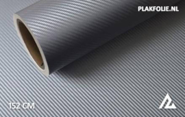 Carbon grijs 3D wrapfolie 152CM