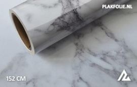 Marmer wit glans wrapfolie 152CM