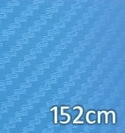Carbon li. blauw 3D wrapfolie 152CM