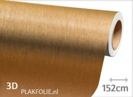 Brushed - alu gold (wrap) folie 152CM