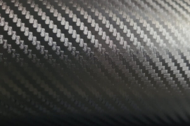 Carbon zwart grof 3D wrapfolie 152CM