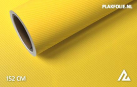 Carbon geel 4D wrapfolie 152CM