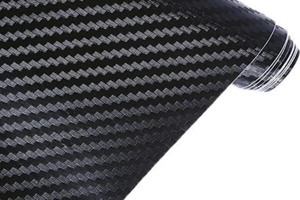 Carbon zwart grof 3D wrapfolie 152CM