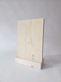 Set Houten standaard met plankje