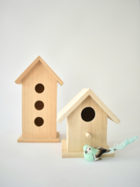Houten vogelhuisje
