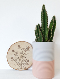 Creatief met boomschijfjes