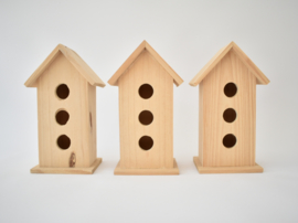 Houten vogelhuisje