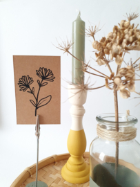 DIY  Pakket Houten Kandelaar