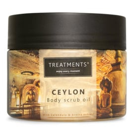 Treatments® - TC06 - Body Scrub Oil - Ceylon - 500 grams - Omdoos 6 stuks