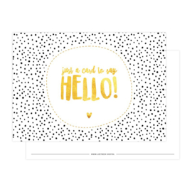 Ansichtkaart | Just a card to say hello!