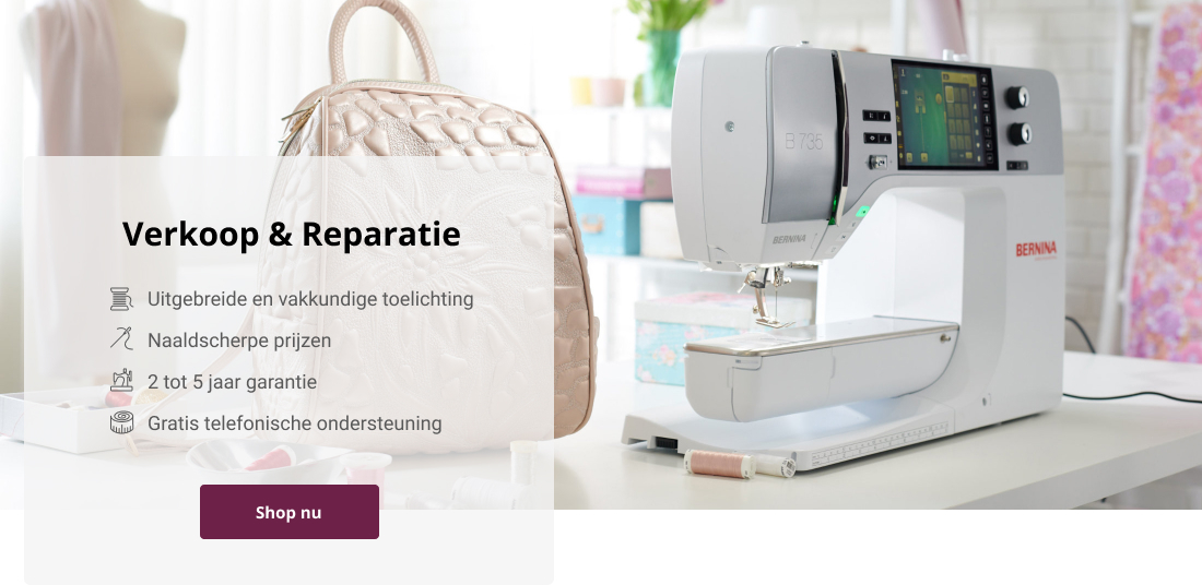 Verkoop en reparatie naaimachines