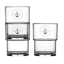 Sailor stapelbare glazen (6 stuks)