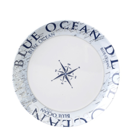 Brunner Blue Ocean bord 25 cm