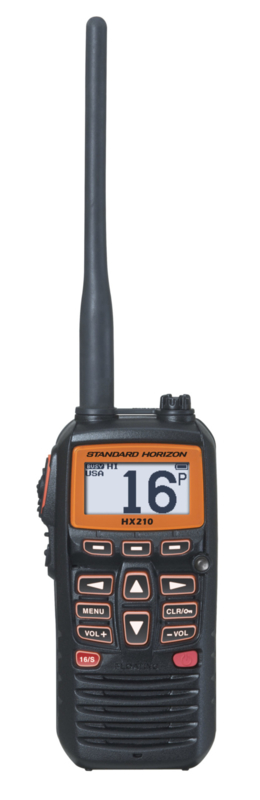 Standaard Horizon HX210E handheld marifoon