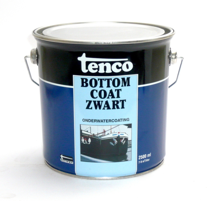 Tenco Bottomcoat Zwart 2,5 liter