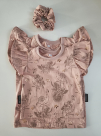 Tshirt flamingo roze