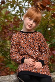 Sweaterdress lynx roest