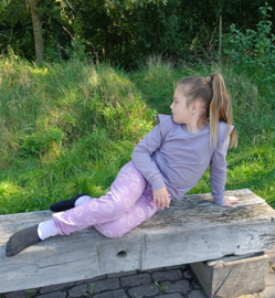 Joggers smiley lila