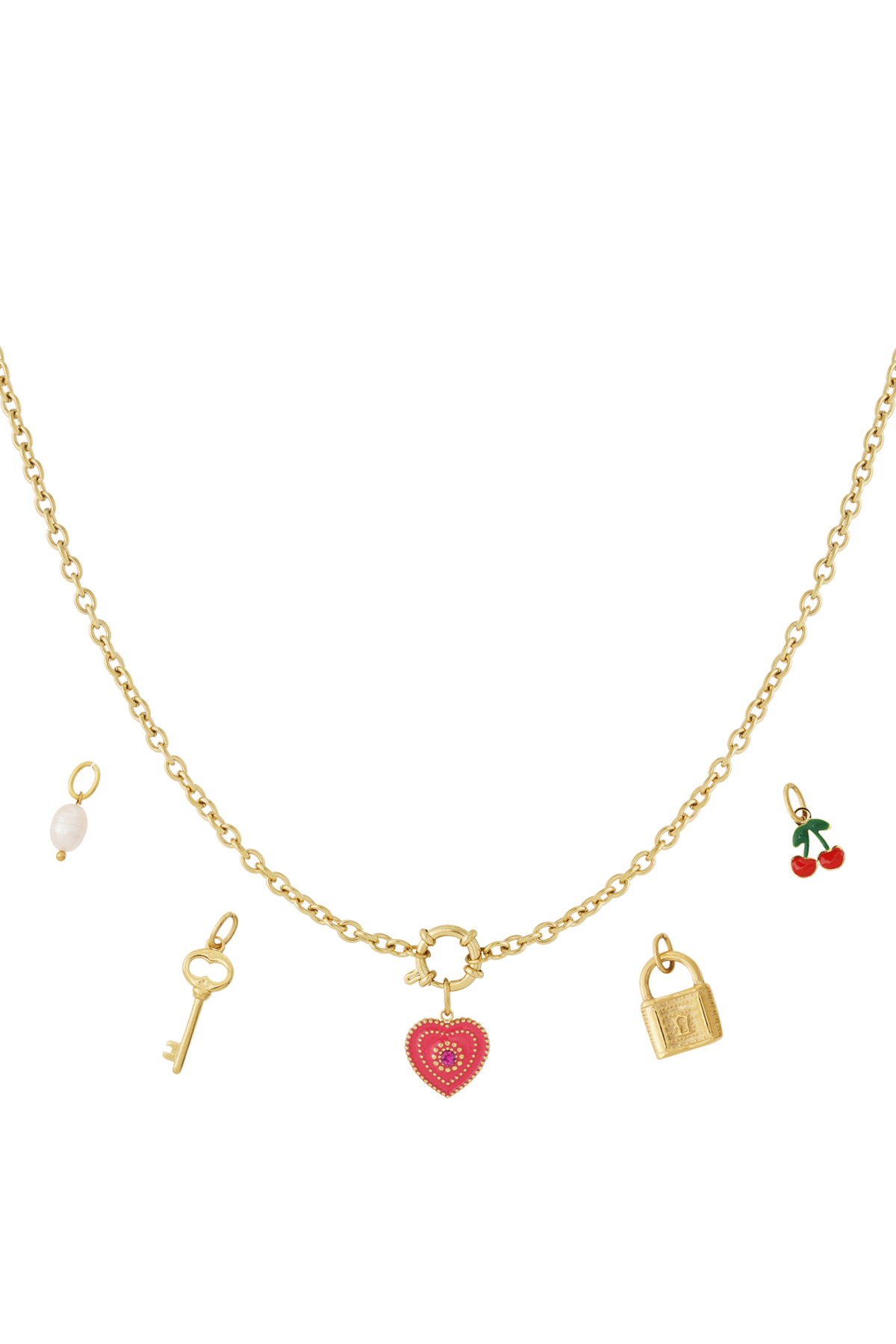 Bedelketting - DIY - the key to my heart