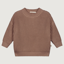 Chunky Knitted Sweater - MIST