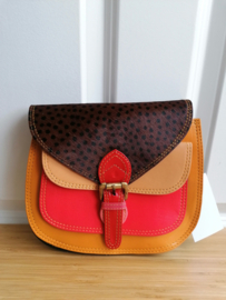 Multicolor Balu bag oranje/rood