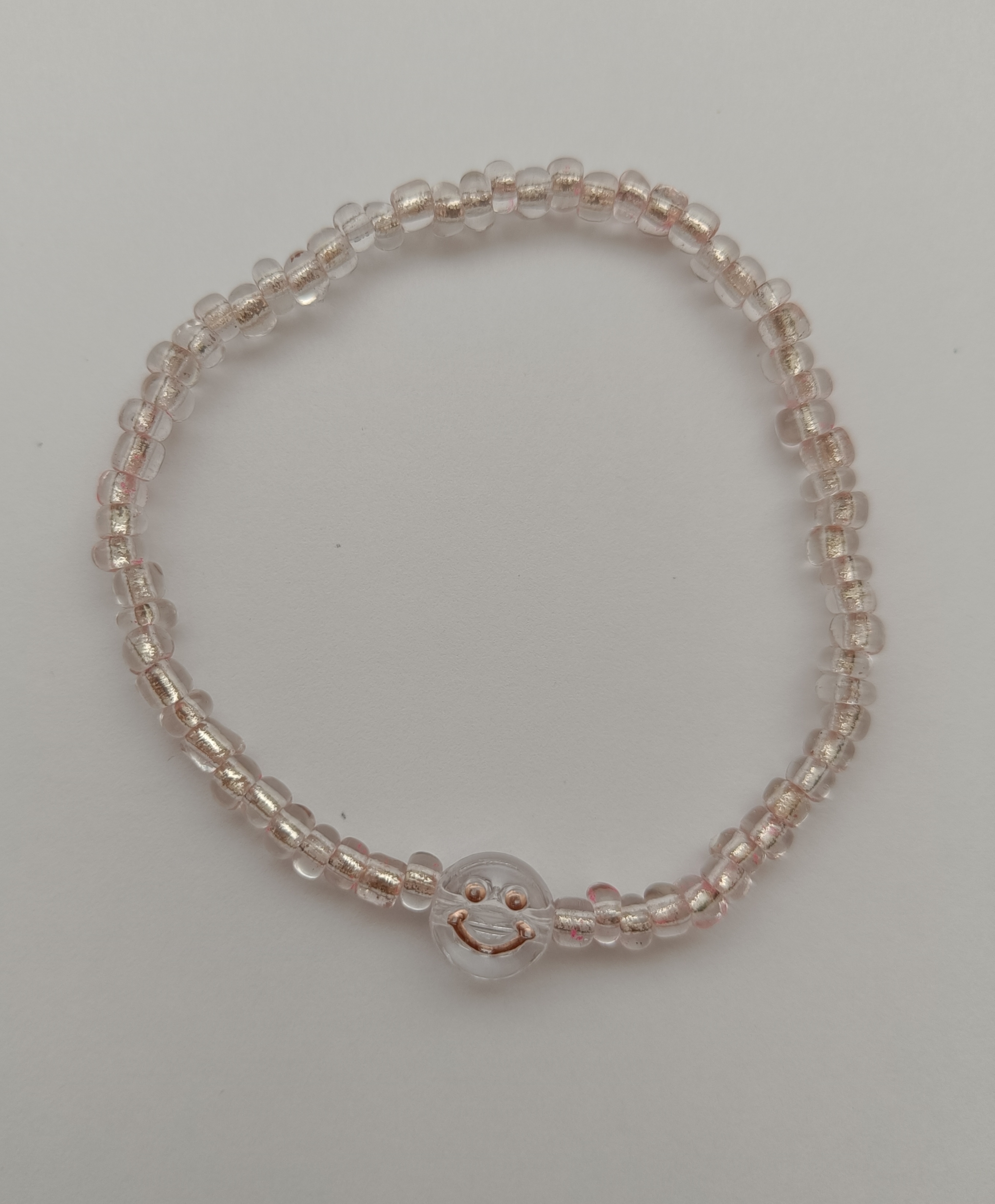 Armbandje - smiley light