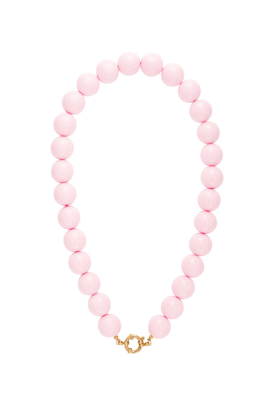 Kralenketting - light pink